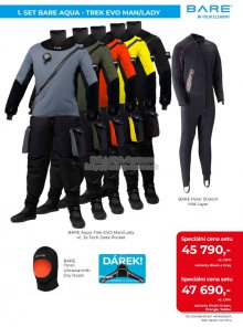 SET BARE AQUA TREK EVO MAN / LADY, Bare