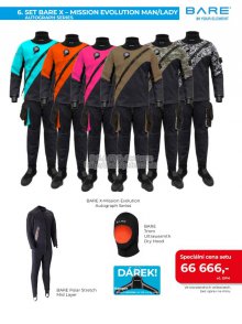SET BARE X-MISSION 	EVOLUTION MAN / LADY - Autograph Series, Bare
