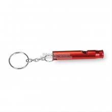 ALUMINIUM WHISTLE RED, Dtd