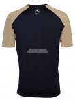 LOOSE FIT SHORT SLEEVE MEN BLACK/BEIGE, Aqualung