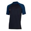 SLIM FIT SHORT SLEEVE MEN BLACK/NAVY, Aqualung
