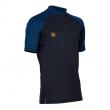 SLIM FIT SHORT SLEEVE MEN BLACK/NAVY, Aqualung
