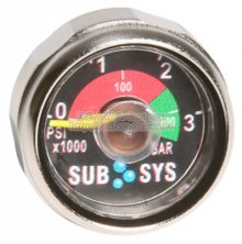 MANOMETR DIAL GAUGE Bar /  Psi, Submersible Systems