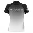 BLACK RADIENCE WHITE RASH GUARD LADY SHORT SLEEVE, Aqualung