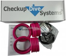 RING SET 85 mm pink, Checkup Dive Systems