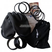 SET 90 mm PRO-TOUCH , gloves + rings, Checkup Dive Systems